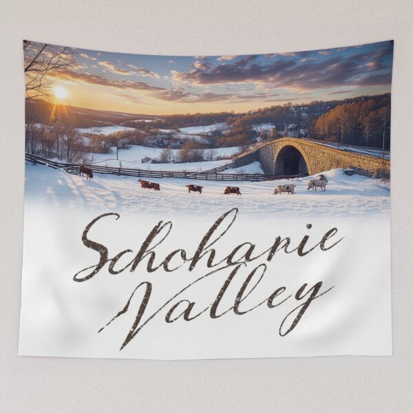 Item preview, Schoharie Valley: Winter’s Golden Arch designed and sold by David R Sawin The Architects Of Eden.