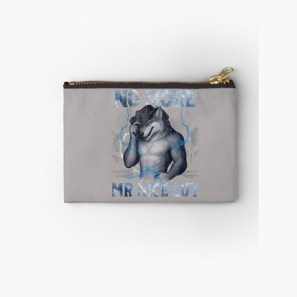 Item preview, No More Mr Nice Guy Funny Alpha Wolf Meme Unhinged Brainrot designed and sold by mjohnson9.