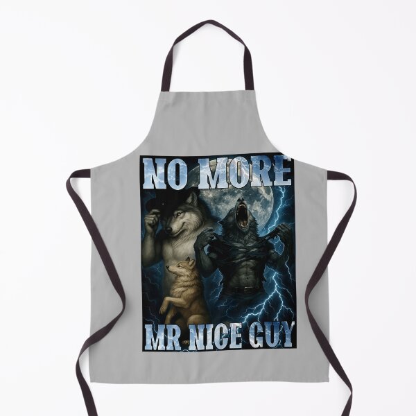Item preview, No More Mr Nice Guy Funny Alpha Wolf Meme Dad Papa Men Gifts  designed and sold by mjohnson9.