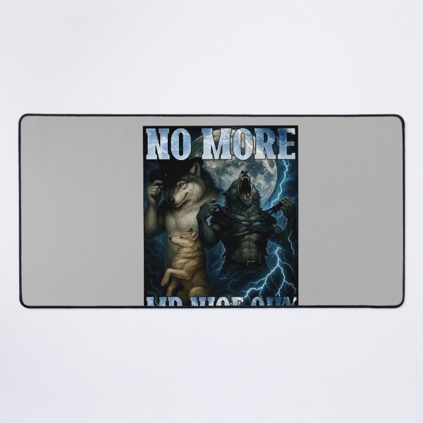 Item preview, No More Mr Nice Guy Funny Alpha Wolf Meme Dad Papa Men Gifts  designed and sold by mjohnson9.
