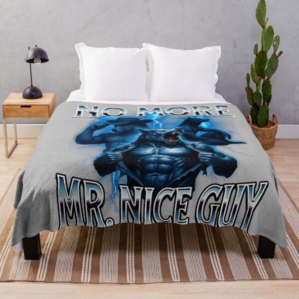 Item preview, Mr Nice Guy Alpha Wolf Meme Funny Brainrot Unhinged Beta designed and sold by mjohnson9.