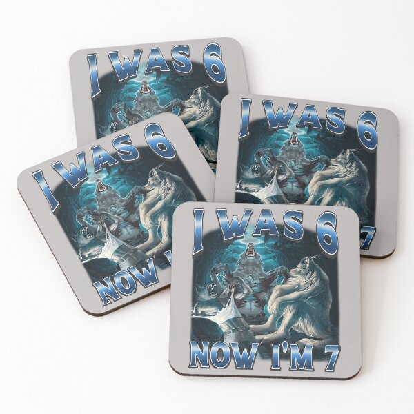 Item preview, I was 6 Now I'm 7 Alpha Werewolf 67 Meme Birthday designed and sold by mjohnson9.