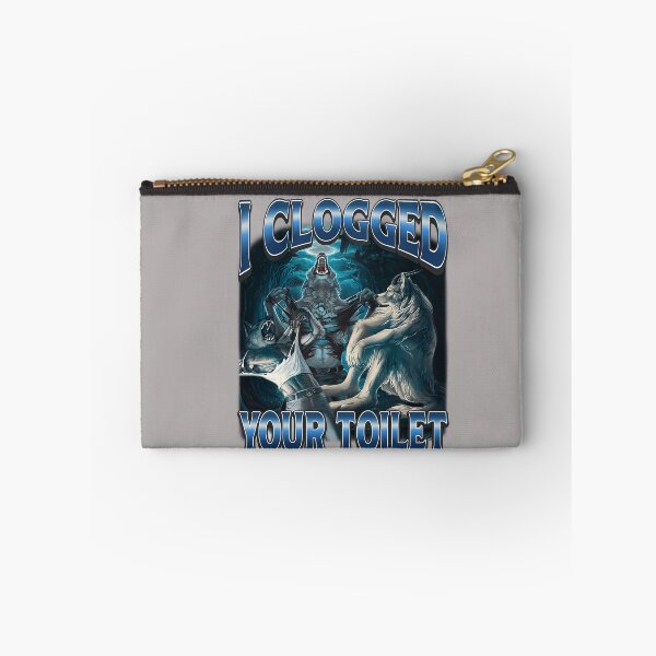 Item preview, I Clogged Your Toilet Funny Alpha Wolf Meme Stupid Brainrot designed and sold by mjohnson9.