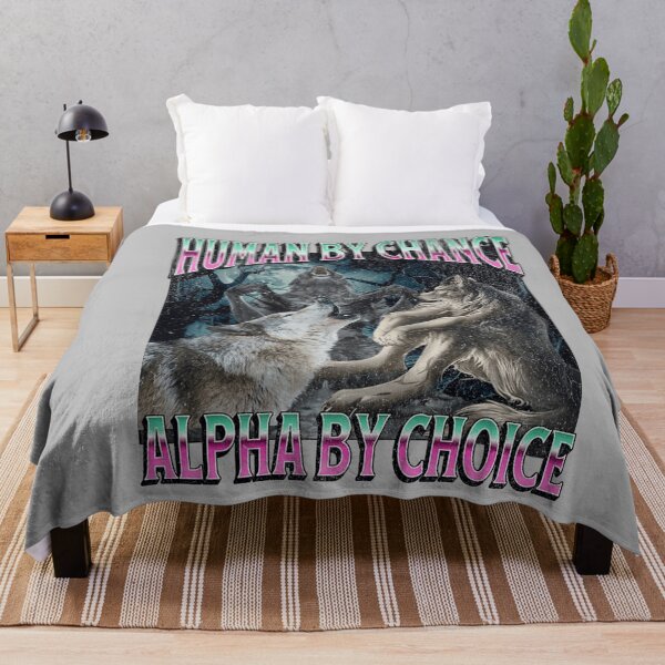 Item preview, Human by Chance Alpha by Choice Funny Werewolf Wolf Meme  designed and sold by mjohnson9.