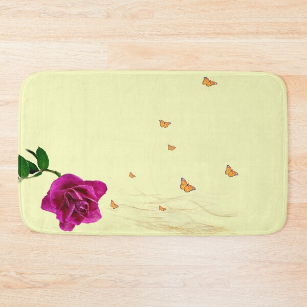 Item preview, Rose flowers and Butterflies decor art  designed and sold by Natart1004.