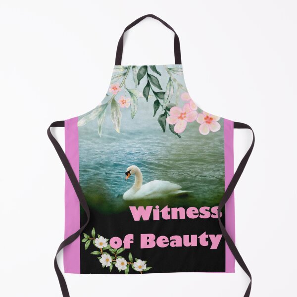 Item preview, Witness of Beauty – Swan with Floral Pattern Art designed and sold by SlowlyMiracles.
