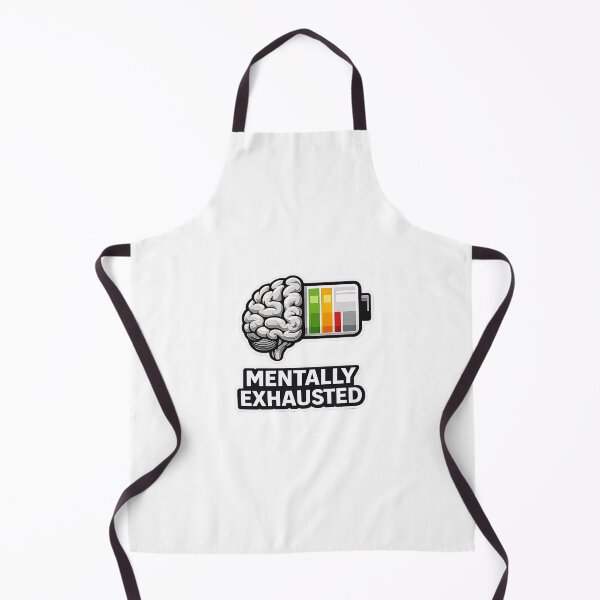 Item preview, Mentally Exhausted – Low Battery Brain designed and sold by luxurytoushes.