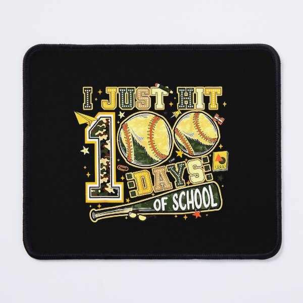 Item preview, I Just Hit 100 Days Of School Baseball Camo designed and sold by miaa-artistshop.