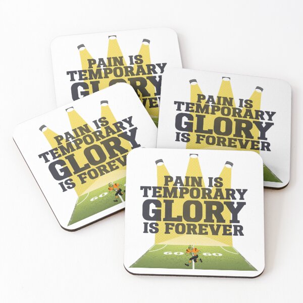 Item preview, Pain Is Temporary Glory Is Forever – Football Motivation Shirt designed and sold by RMTrendy.
