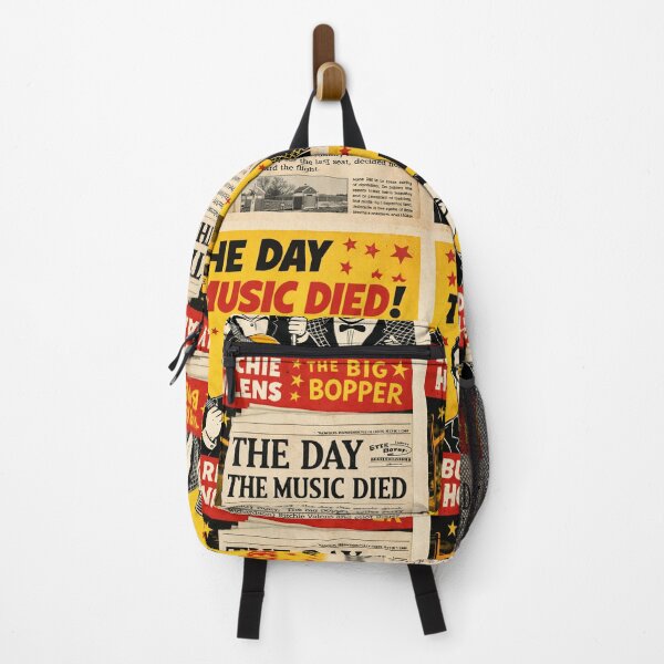 Item preview, The Day the Music Died 1959 Poster, Buddy Holly Ritchie Valens Big Bopper Tribute, Vintage 1950s Rock and Roll Newspaper Headline Wall Art designed and sold by TerScott.