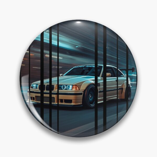 Item preview, BW 36 coupe with wide body kit, street racing vibe, high contrast neon colors 17 designed and sold by Neon G.