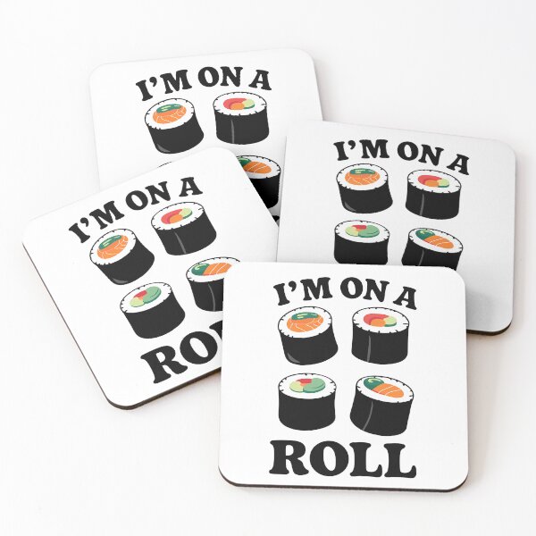 Item preview, Sushi Quote On A Roll Foodie Pun designed and sold by KD Merch.