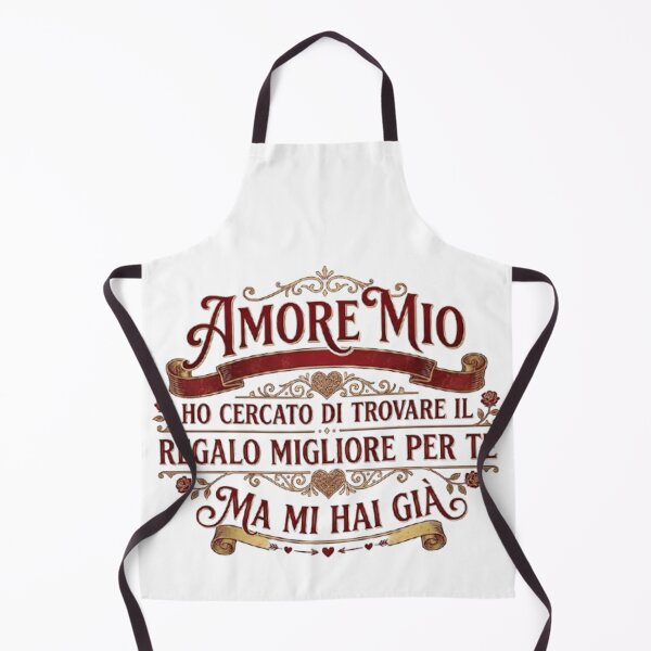 Item preview, Amore Mio Italian Quote - Funny Romantic Couples Gift Shirt designed and sold by StillDow.
