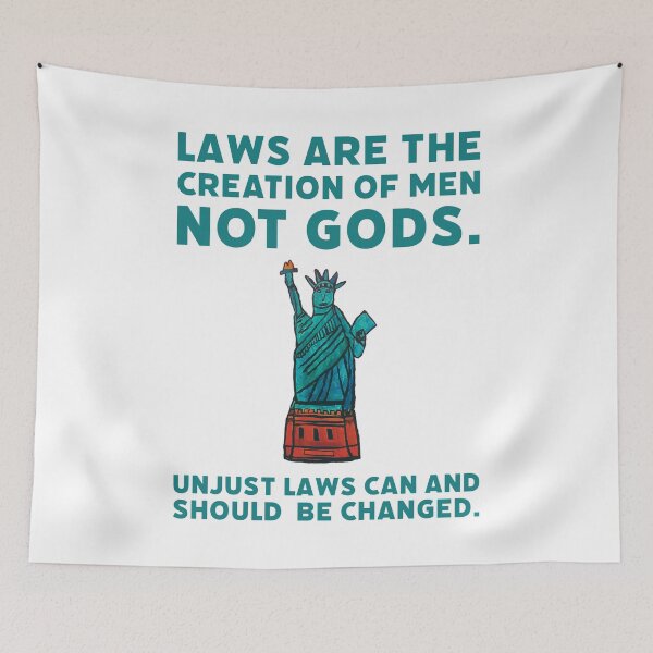 Item preview, Unjust laws  designed and sold by Rachel the Artist .
