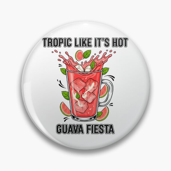 Item preview, Tropic Like It’s Hot – Guava Fiesta Refreshing Tropical Drink Art designed and sold by C3J7.