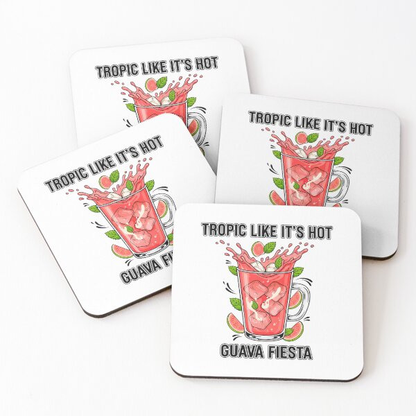 Item preview, Tropic Like It’s Hot – Guava Fiesta Refreshing Tropical Drink Art designed and sold by C3J7.