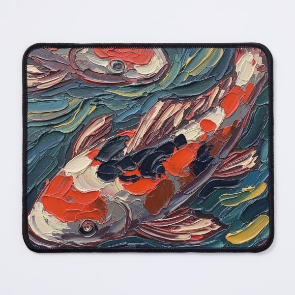 Item preview, Impasto-Style Digital Art: Koi Persistence Impasto designed and sold by EEpression.