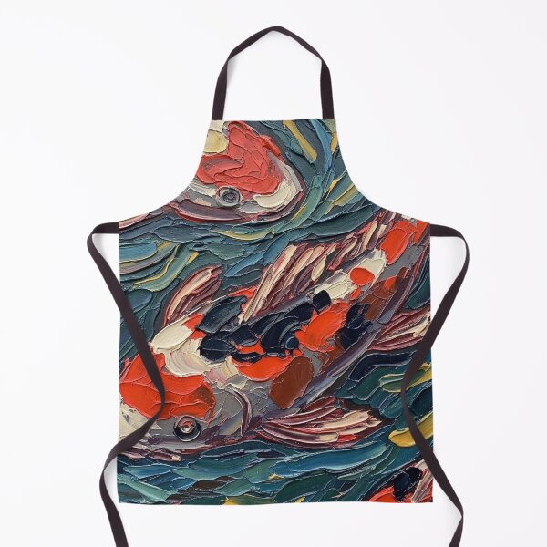 Item preview, Impasto-Style Digital Art: Koi Persistence Impasto designed and sold by EEpression.