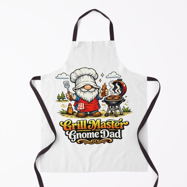 Item preview, Grill Master Gnome Dad – Whimsical BBQ Fantasy Art designed and sold by Moriarty's Digital Visions.