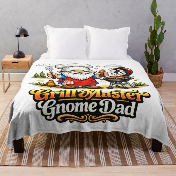 Item preview, Grill Master Gnome Dad – Whimsical BBQ Fantasy Art designed and sold by Moriarty's Digital Visions.
