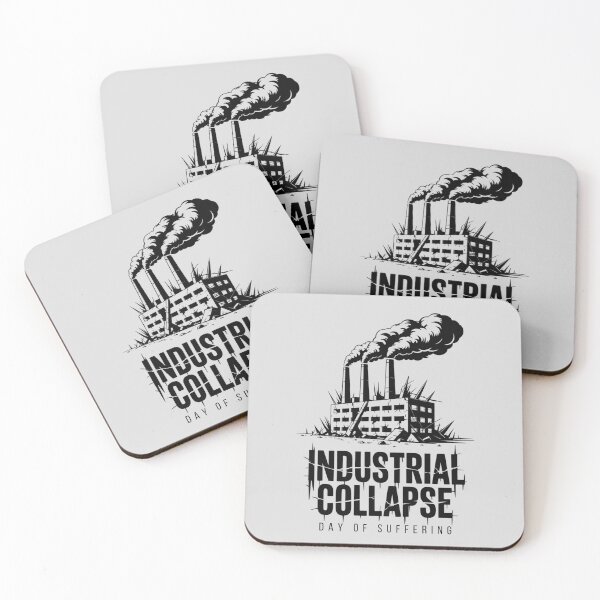 Item preview, Visualize Industrial Collapse Hardcore Metalcore Dystopian Graphic designed and sold by Nordic Echo.