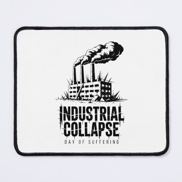 Item preview, Visualize Industrial Collapse Hardcore Metalcore Dystopian Graphic designed and sold by Nordic Echo.