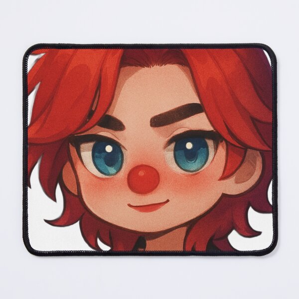 Item preview, red-haired clown designed and sold by Ecosetereos.