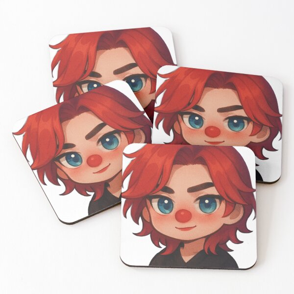 Item preview, red-haired clown designed and sold by Ecosetereos.
