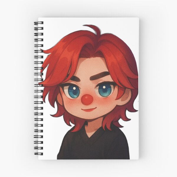 Item preview, red-haired clown designed and sold by Ecosetereos.