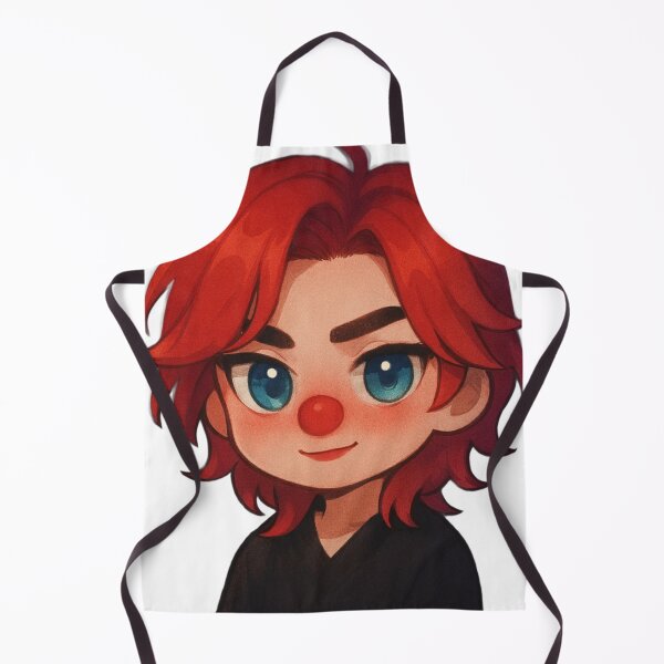 Item preview, red-haired clown designed and sold by Ecosetereos.