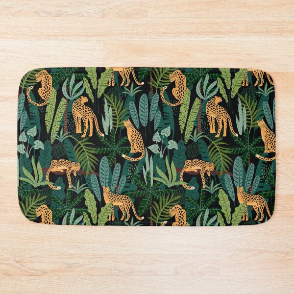 Item preview, Exotic Tropical Cheetah Cat Jungle Print designed and sold by RetroMaggie.