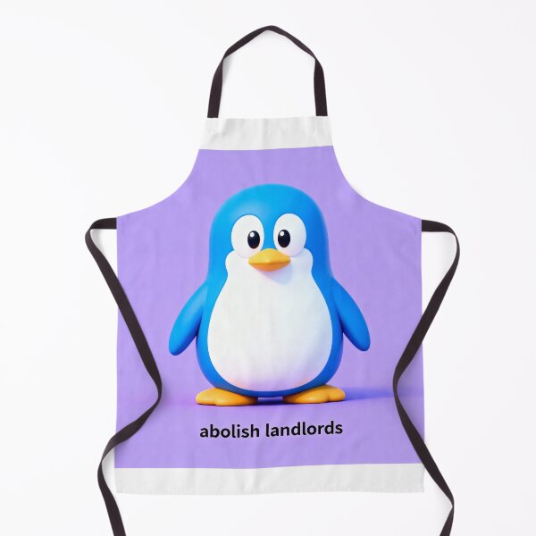 Item preview, Abolish Landlords Penguin Meme - Anti Capitalist Humor designed and sold by PictorialWhimsy.
