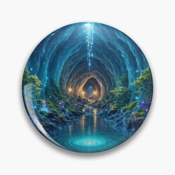 Item preview, Luminous Cavern of Serenity designed and sold by DrakariArt.