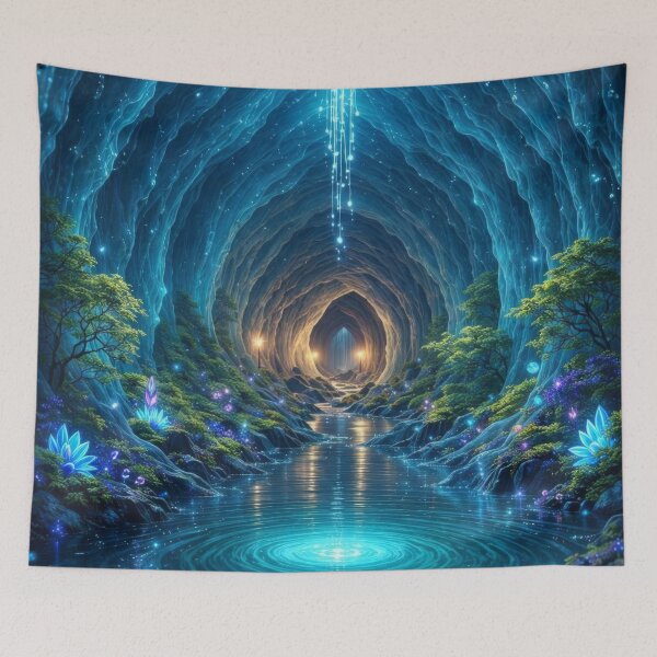 Item preview, Luminous Cavern of Serenity designed and sold by DrakariArt.