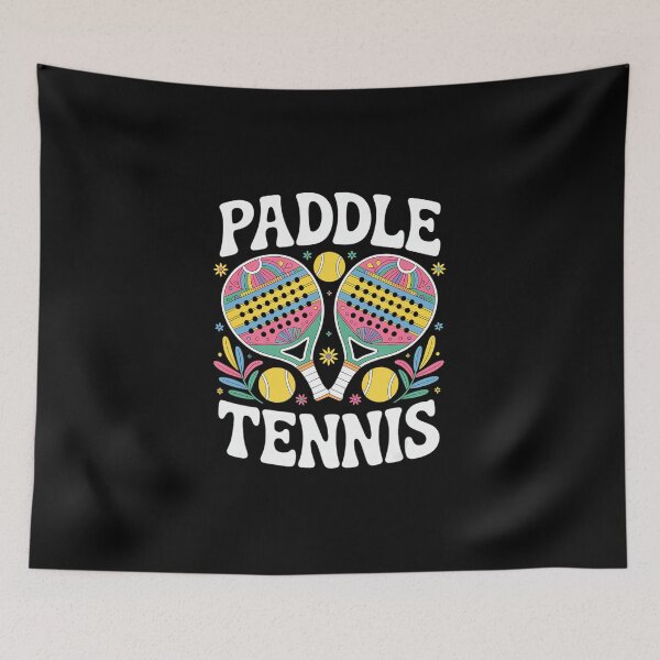 Item preview, Paddleball Boho Racket Sports Paddle Tennis  designed and sold by WayTBeenkenArt.