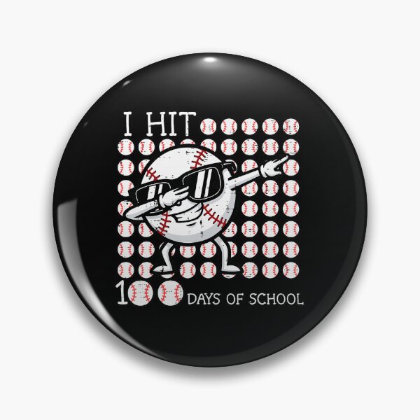 Item preview, I Hit 100 Days Of School Dabbing Baseball  designed and sold by miaa-artistshop.