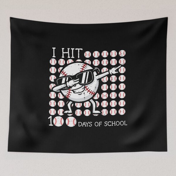 Item preview, I Hit 100 Days Of School Dabbing Baseball  designed and sold by miaa-artistshop.