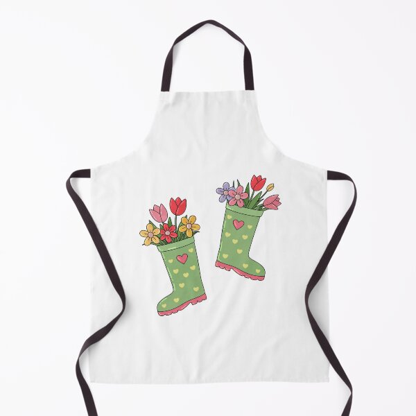 Item preview, Spring Boots with Flowers – Cute Nature Sticker designed and sold by tviyluv.