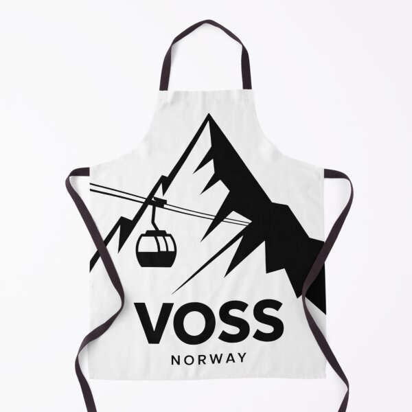 Item preview, Voss Norway Ski Resort Mountain Graphic designed and sold by Nordic Echo.