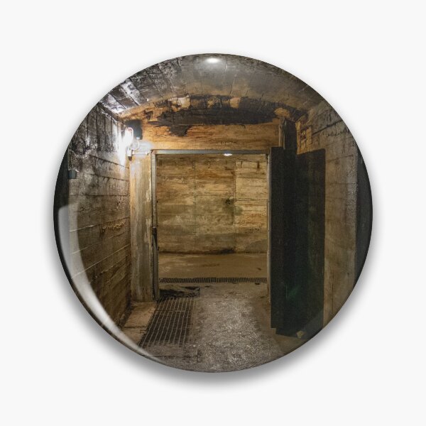 Item preview, Dark bunker corridor with open steel door – Lost Place Underground Photography designed and sold by MarkusUrbex.