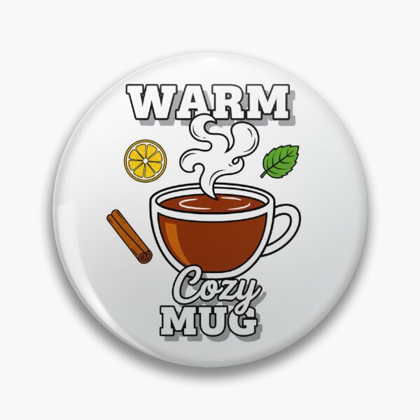Item preview, Warm Cozy Mug – Hot Tea Winter Drink Comfort Art designed and sold by C3J7.