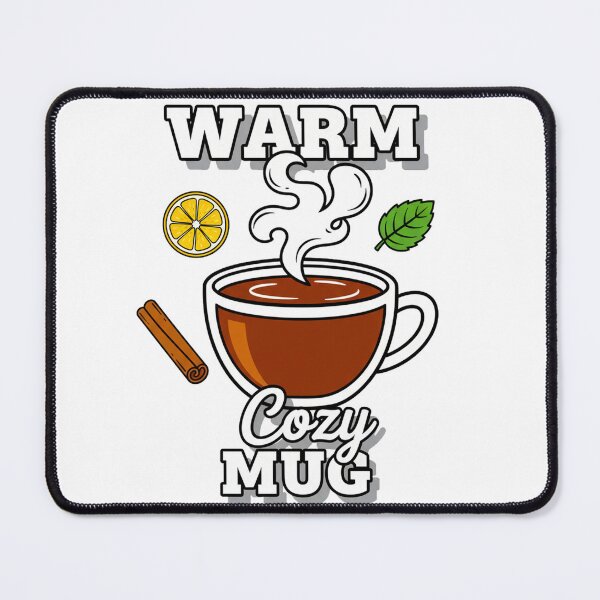 Item preview, Warm Cozy Mug – Hot Tea Winter Drink Comfort Art designed and sold by C3J7.