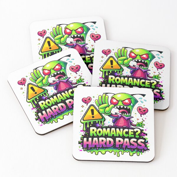 Item preview, Romance Hard Pass Angry Alien Meme designed and sold by AnnDesignStudio.