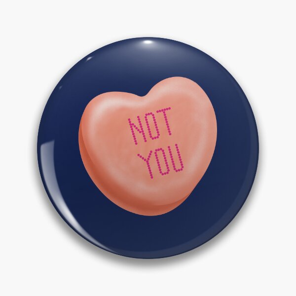 Item preview, Not You Candy Heart - Orange designed and sold by AJFurey.