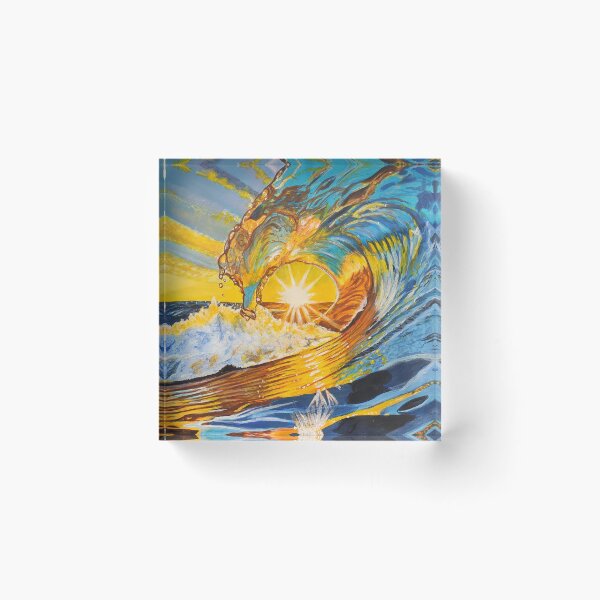 Item preview, Golden Wave  designed and sold by SmritiJaiswal.