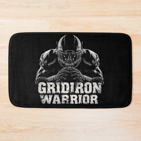 Item preview, Gridiron Warrior – Tough Football Player Graphic T-Shirt designed and sold by RMTrendy.