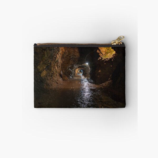 Item preview, Abandoned mine tunnel with watercourse – Underground Lost Place Tunnel Photography designed and sold by MarkusUrbex.