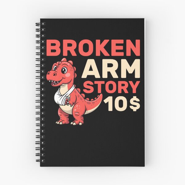 Item preview, Broken Arm Story Funny Dinosaur designed and sold by KroghDs.