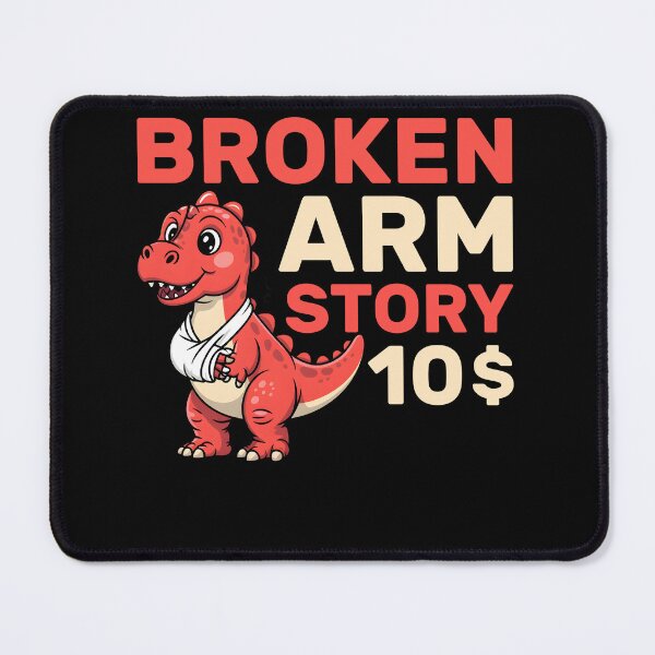 Item preview, Broken Arm Story Funny Dinosaur designed and sold by KroghDs.