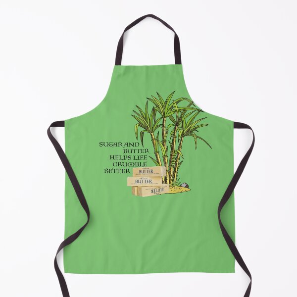 Item preview, Sugar and butter help life crumble better designed and sold by Love-In-Every-Crumb.